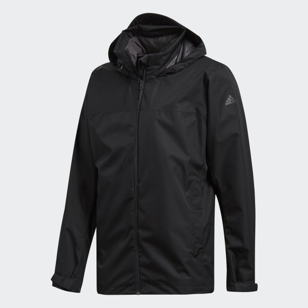 adidas mens waterproof hooded jacket windbreaker