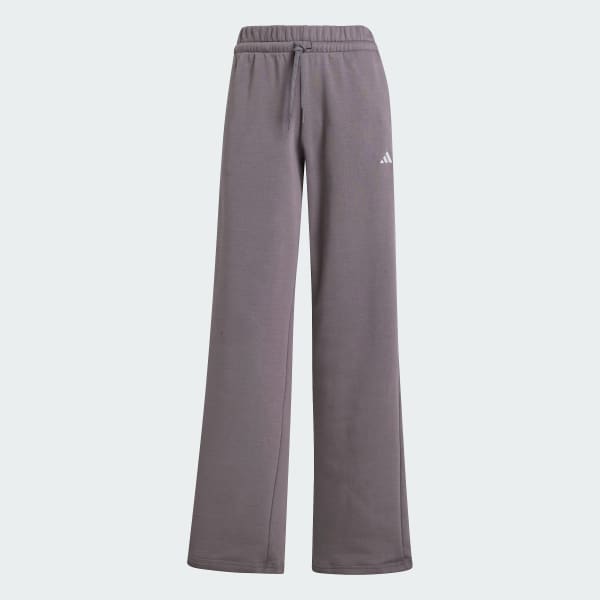 Grey Essentials Small Logo Feel Cozy Open-Hem Pants