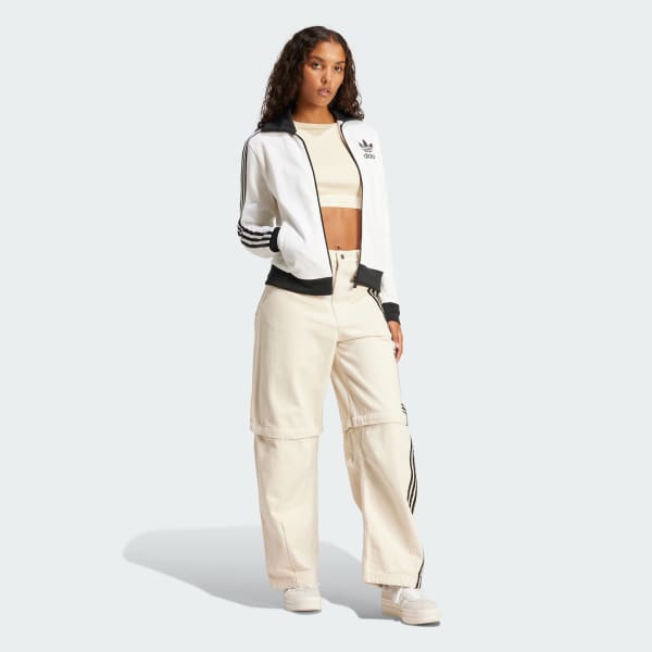 Vit Ribbed Long Sleeve Crop Topp