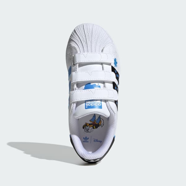Kids discount white adidas