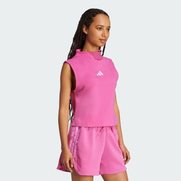 Rosa Regata Gola Alta Essentials Slim