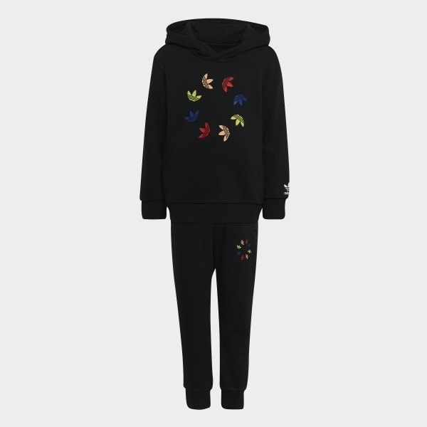 Μαύρο Adicolor Hoodie Set