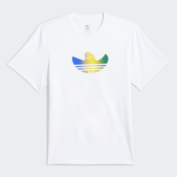 White Shmoofoil Fill Tee (Gender Neutral)
