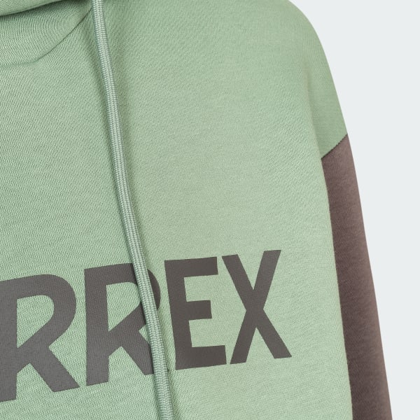 Verde Buzo con Capucha Terrex Multi Logo Grande