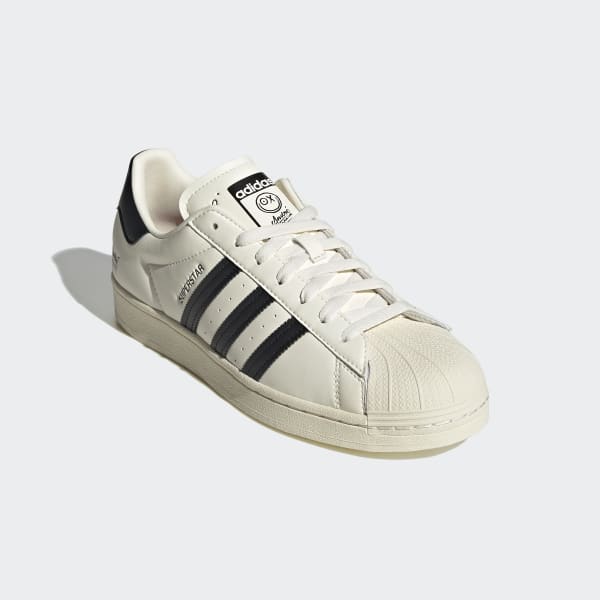 Adidas superstar top metallic heren beige