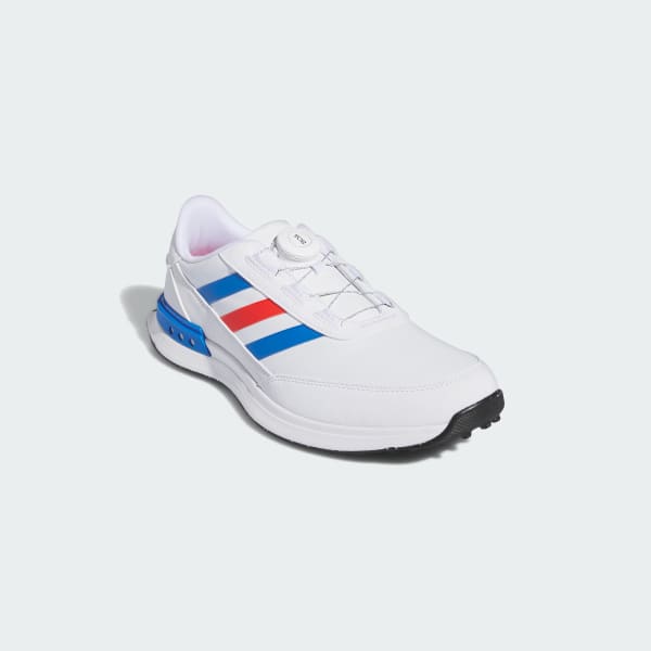 White S2G BOA 24 Wide Spikeless Golf Shoes