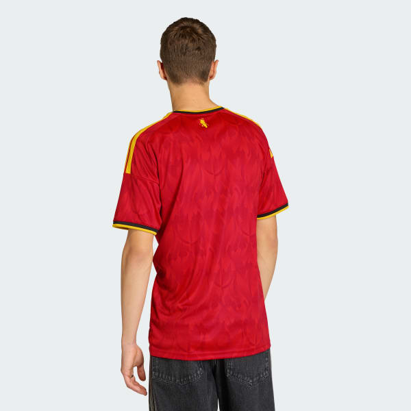 Rouge Maillot Belgique 26 Domicile