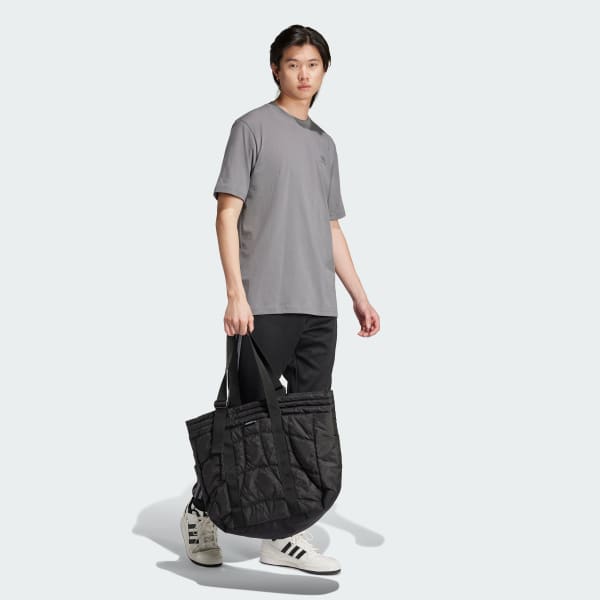 Cinzento T-shirt com estampado