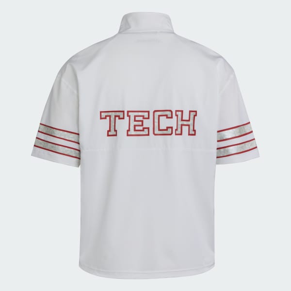 adidas MENS 1/4 ZIP JACKET - White | Free Shipping with adiClub