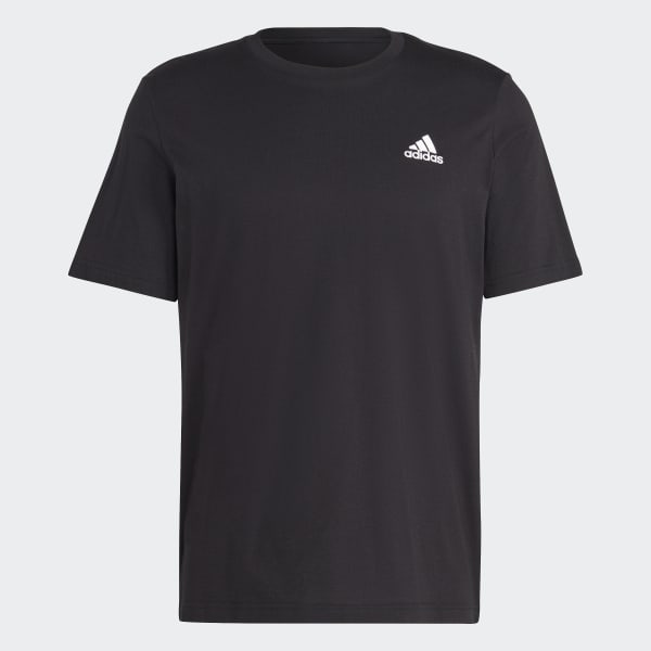 adidas Essentials Single Jersey Embroidered Small Logo T Shirt Schwarz adidas Deutschland