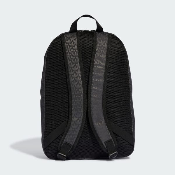 adidas Trefoil Monogram Jacquard Backpack - Black, Women's Lifestyle