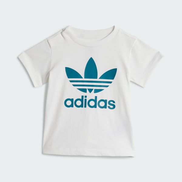 Turquesa Conjunto camiseta y pantalón corto (Bebé)