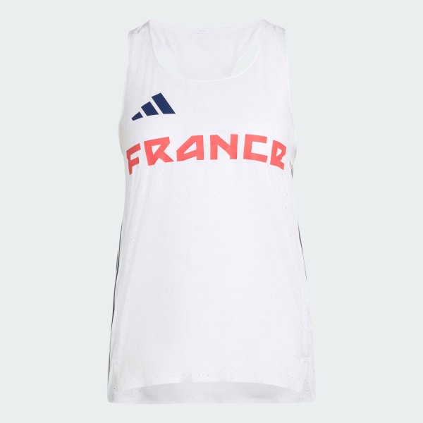 Blanc Débardeur Adizero Training FRANCE