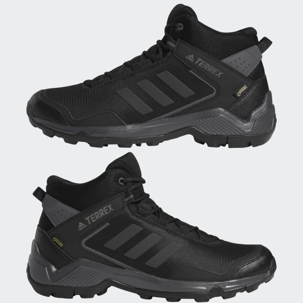 adidas Men's Terrex Eastrail Mid GTX Shoes in Grey and Black | adidas UK