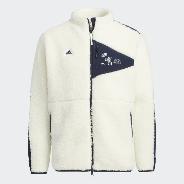 White Play Green Full-Zip BOA Long Sleeve Jacket QD690