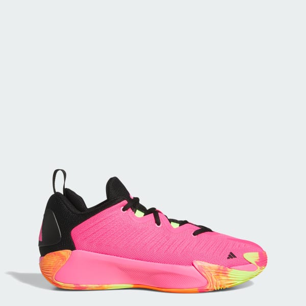 pink basketball shoes adidas