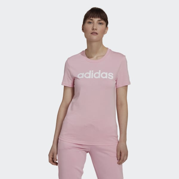Pink LOUNGEWEAR Essentials Slim Logo Tee 28869