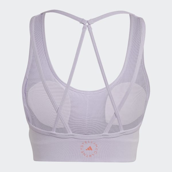 Lila adidas by Stella McCartney TrueStrength Medium-Support Bra CT507