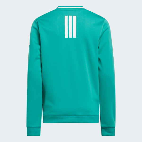Green Sport Crewneck Sweater Kids