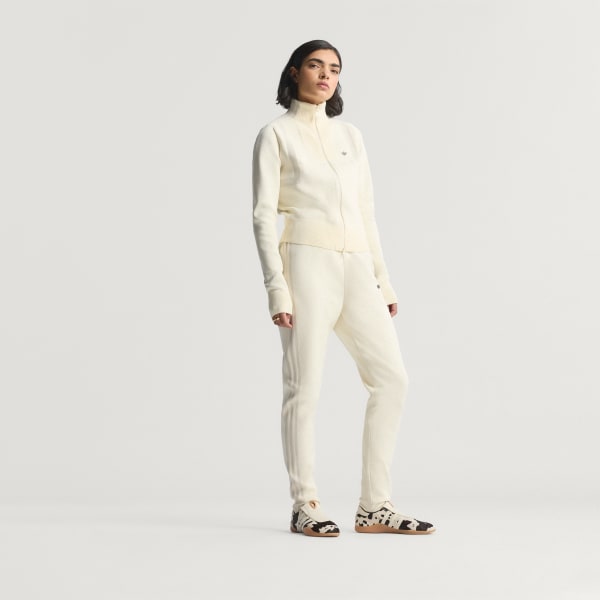 Blanco Track Pants Tejidos