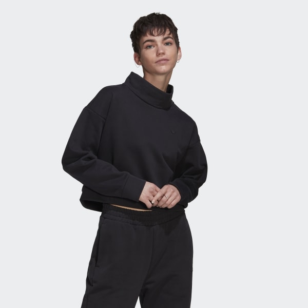 Preto Adicolor Contempo High Neck Sweatshirt CL934