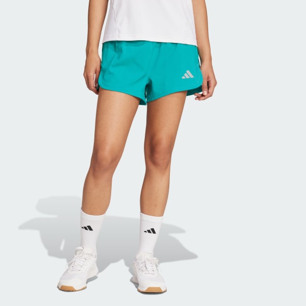 Shorts Racer Pacer Woven - Verde adidas | adidas Brasil