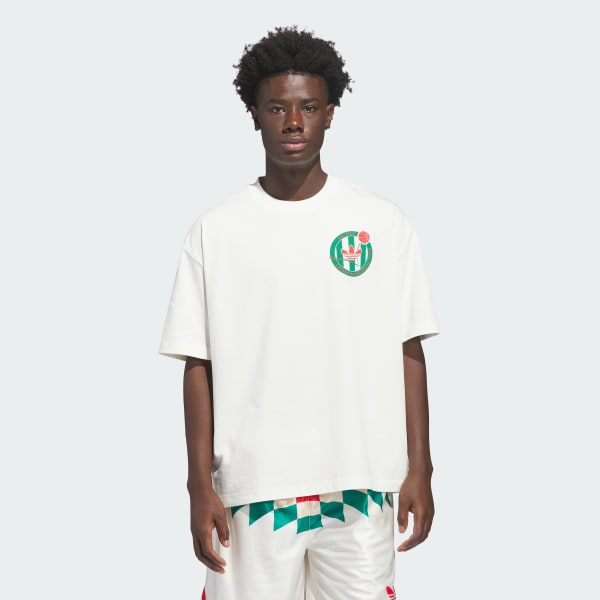 Branco Camiseta Originals Basketball Crest