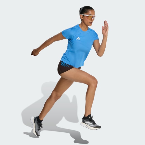 Azul Camiseta de Running Adizero Essentials