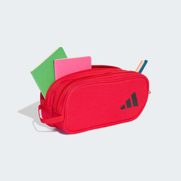 Red Two Zipper Pencil Case