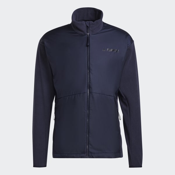 Blue Multi Wind Fleece Jacket
