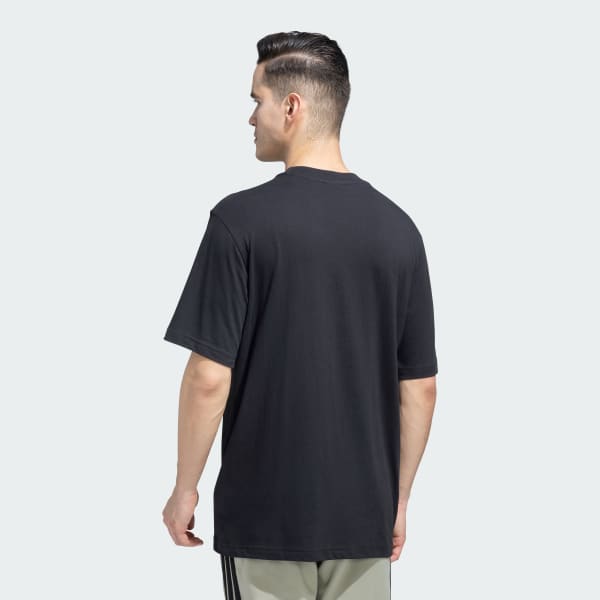 Black Small BOS Logo Single Jersey Tee