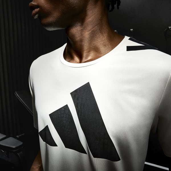 Beige Best of adi Training T-shirt VU316