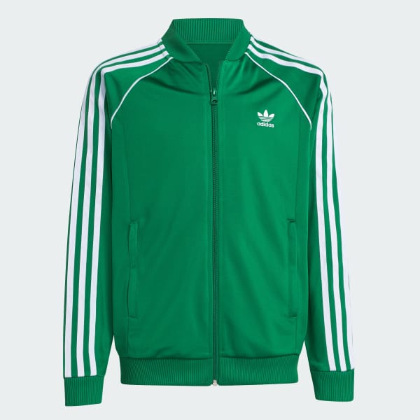 adidas Adicolor SST Track Top Kids - Green | Free Shipping adidas Adicolor SST Track Top Kids - Green | Free Shipping