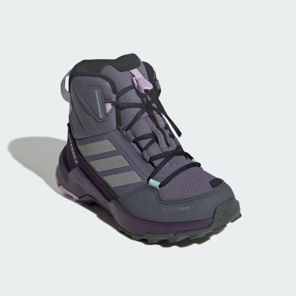 adidas Terrex Ax4r Mid CLIMAWARM+ Hiking Shoes Kids - Purple