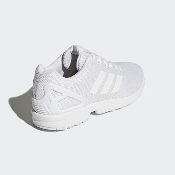 mens white adidas flux trainers