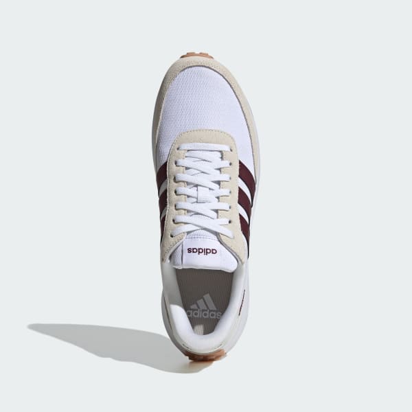 White Run 70s Lifestyle Running Shoes