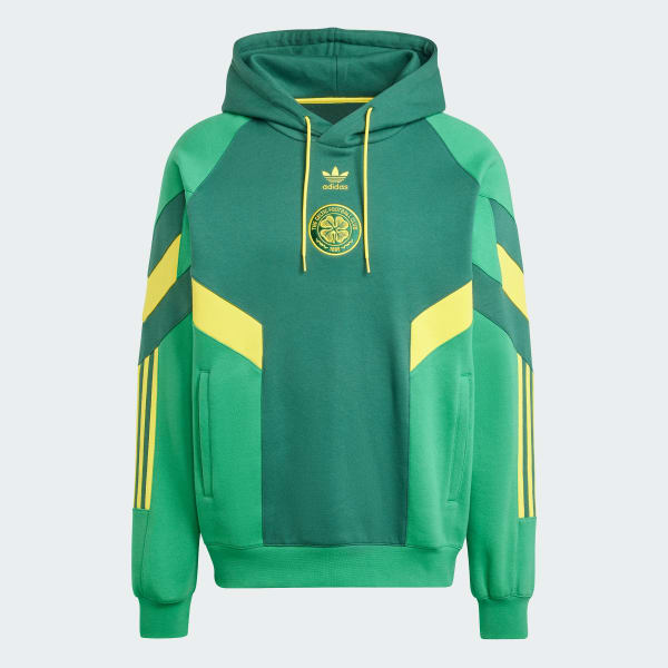 adidas Celtic FC Originals Hoodie Green adidas UK