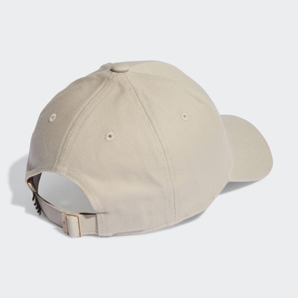 Beige Trefoil Baseball Caps