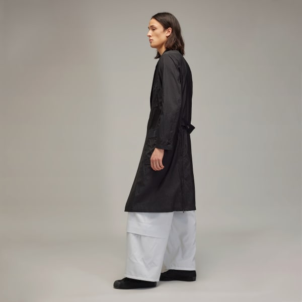 Siyah Y-3 Ultralight Naylon Blazer Palto