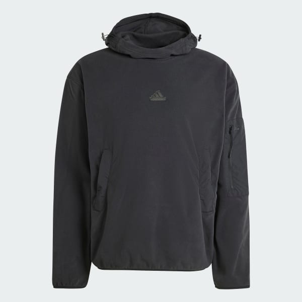Negro Sudadera con capucha City Escape Polar Fleece