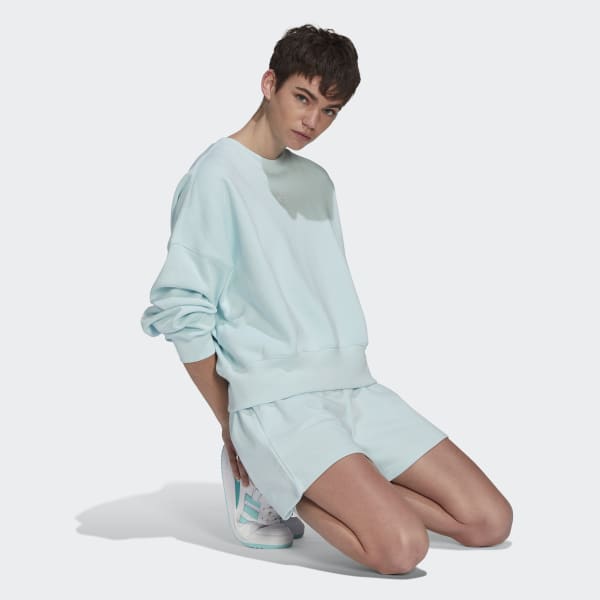 Azul Moletom Fleece Adicolor Essentials IZQ74