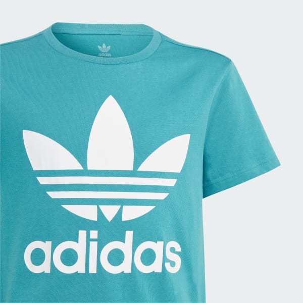 Camiseta Trefoil - Turquesa adidas | adidas Brasil