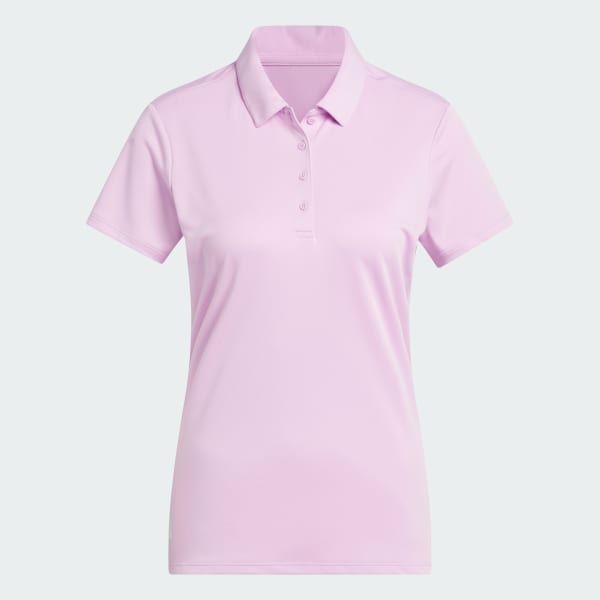 สีม่วง เสื้อโปโลแขนสั้นสีล้วนสำหรับผู้หญิง Performance