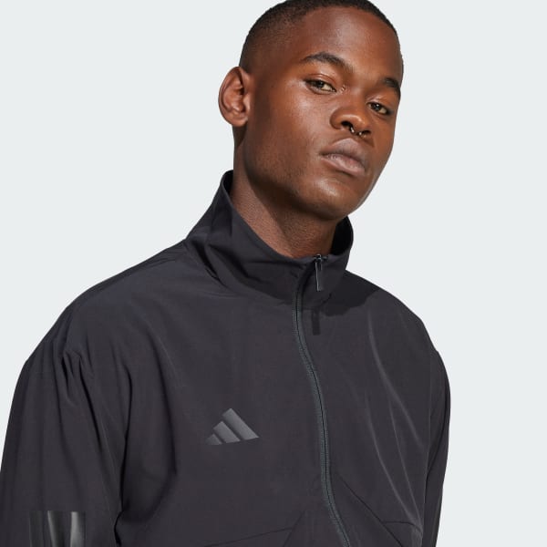 adidas House of Tiro Woven Track Top - Black | Free Shipping