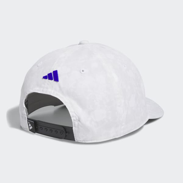 White 3-Stripes Printed Tour Golf Hat