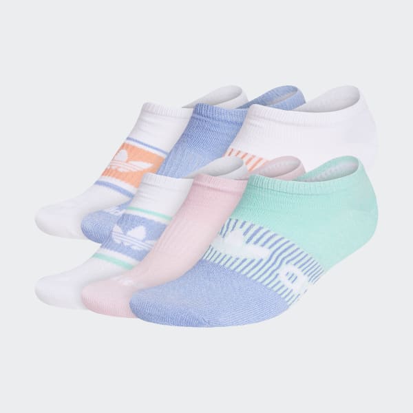 resistirse si puedes Describir adidas Gradient Superlite No-Show Socks 6 Pairs - Blue | Women's Lifestyle  | adidas US