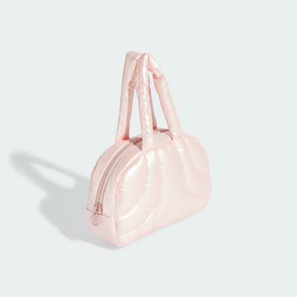 Pink Mini Bowling Bag Metallic