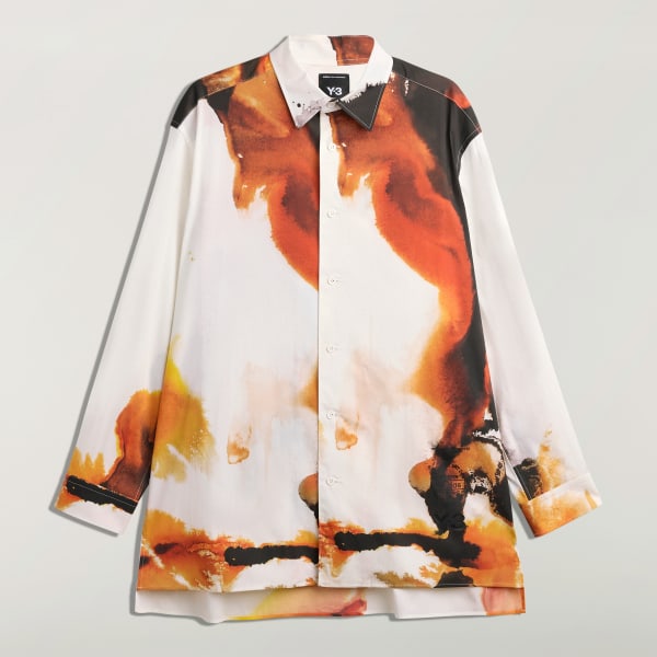 アディダス Y 3 AOP Tシャツ adidas Y-3 AOP Shirt - White | Free Shipping with adiClub