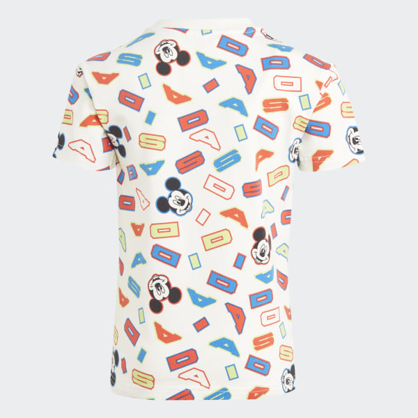 Blanco adidas x Disney Mickey Mouse Tee and Shorts Set