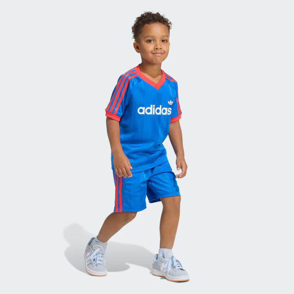 Blue JERSEY SHORT TEE SET